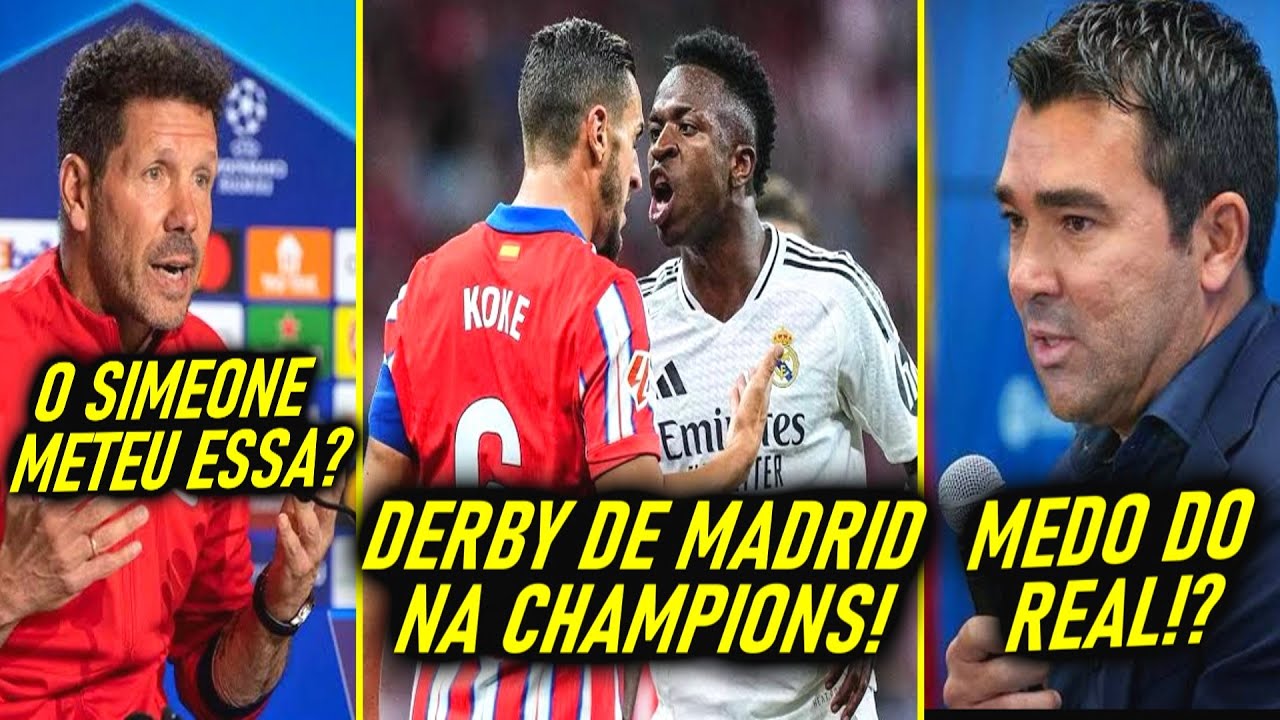 PROVOCOU o REAL!?  - A REAÇÃO do MUNDO do FUTEBOL com SORTEIO da CHAMPIONS! - REAL VS ATLETICO!