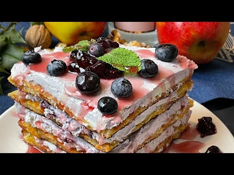 💕 MEET YOUR NEWEST OBSESSION ‼️ Holiday Shortcut Dessert Blueberries Recipe