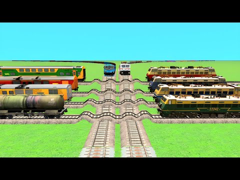 💖TRAINS CROSS DIAMOND💎RISKY BUMP ZIG ZAG  DENGER TRACK RAILROAD RAILWORK BEANG DRIVE 