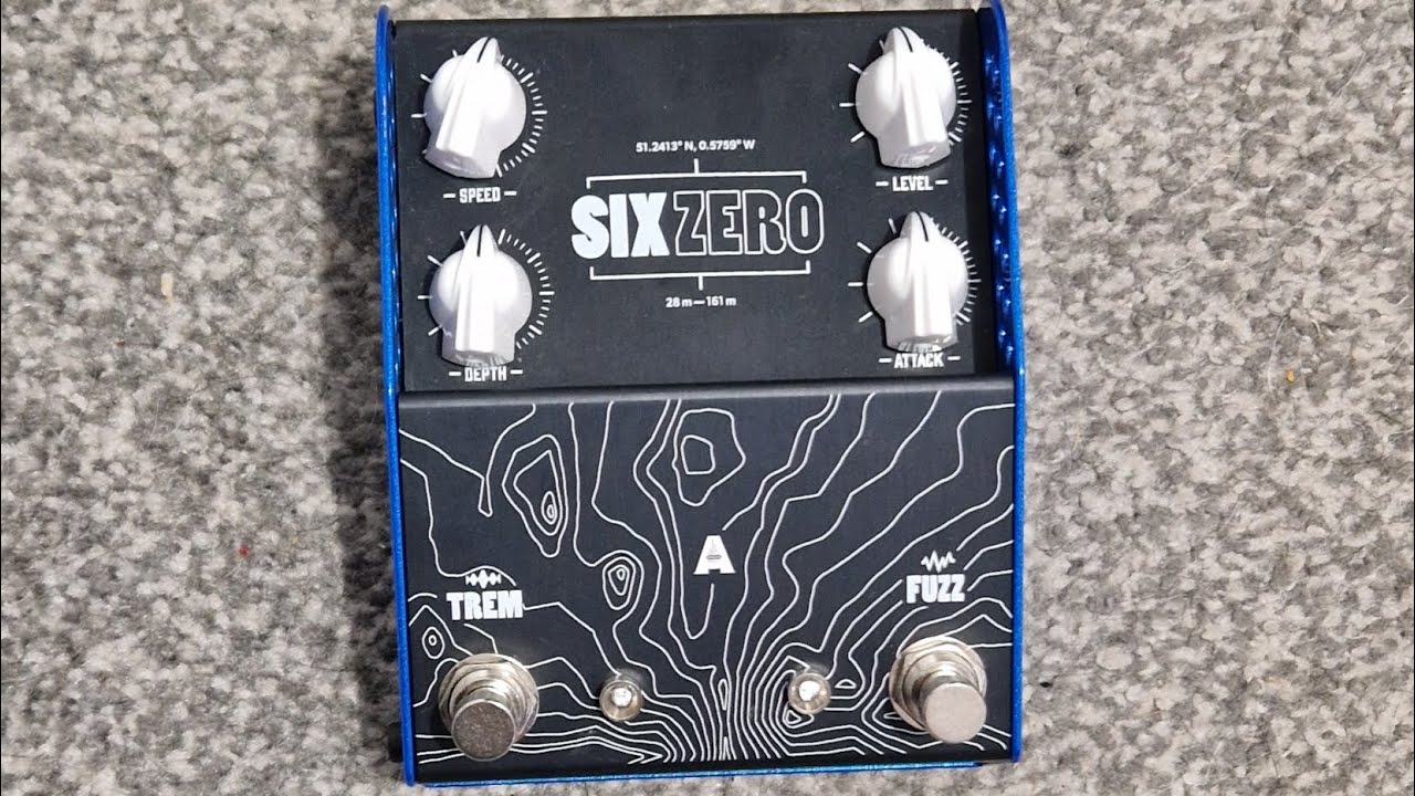Thorpy Six Zero Andertons 60th Anniversary Tremolo & Fuzz Pedal Review