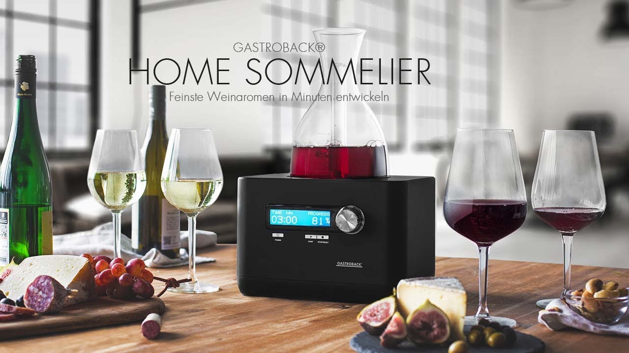 Gastroback Dekanter Home Sommelier 0.75 l, Transparent