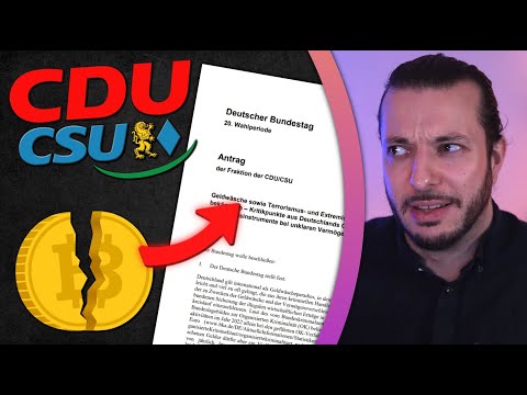 VERRÜCKT! CDU/CSU will Bitcoin KONTROLLIEREN!