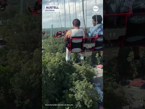 260-foot-tall amusement park ride gets stuck midair
