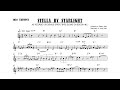 Donald Byrd - Stella By Starlight (Bb) Transcription