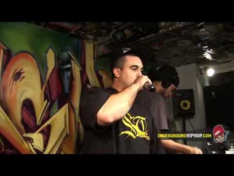 Termanology feat. Hectic, Supastah Snuck (of ST. Da Squad) - Live Performance (Live At The UGHH.com Retail Store - 10/1/08)