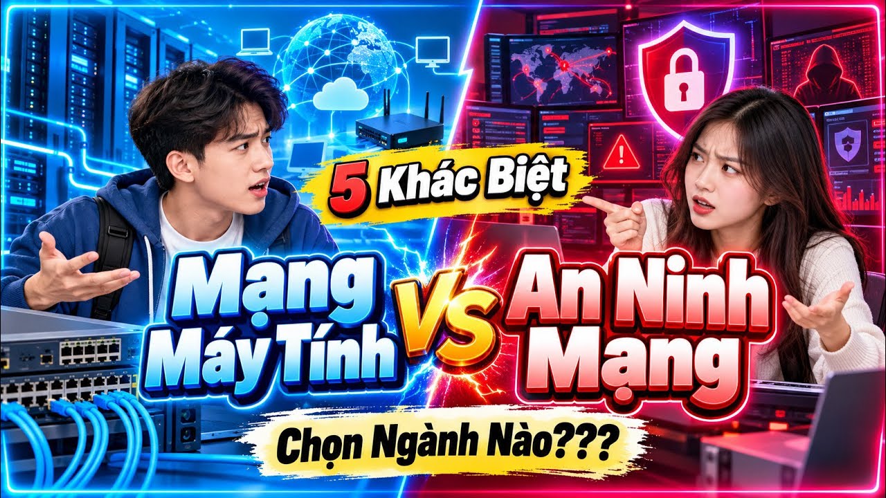 An Ninh Mạng hay Mạng Máy Tính: Ngành Nào Hợp Bạn? #sinhvien #hướngnghiệp