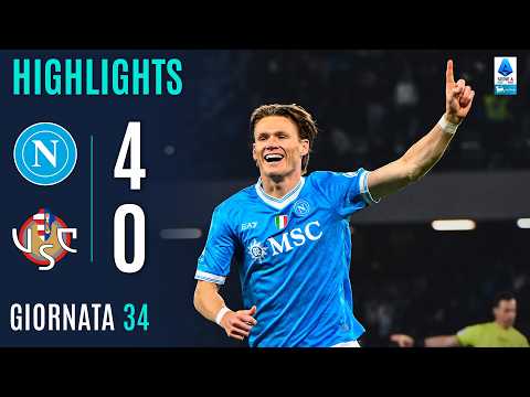 Video highlights della Napoli vs Cremonese (4 a 0) - Giornata 34 - Fantacalcio e fantamedie