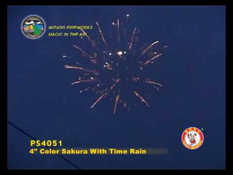 SB100RI15 - 4 INCH SHELL - WIZARD FIREWORKS - PS4051