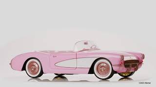 Barbie The Movie Pink Corvette Convertible Car