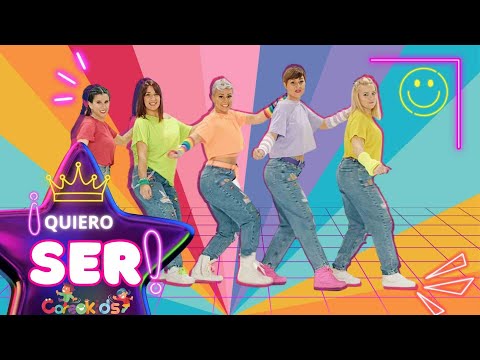 Aprende la coreo de Coreokids. QUIERO SER Alegre, valiente, sonriente Y QUÍTATE LA VERGÜENZA