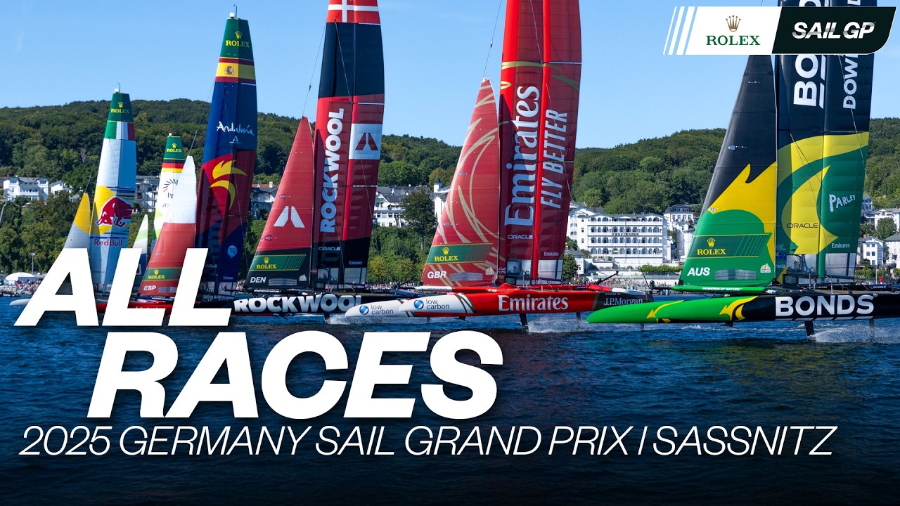 ALL RACES | 2025 Germany Sail Grand Prix | Sassnitz | Races 1 - 7 & Final | SailGP
