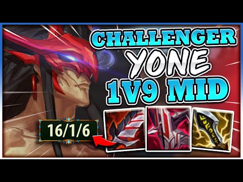 Yone Is The Most Powerful Mid Laner & Can 1v9 Carry Easily | Season 11 Yone - League of Legends
