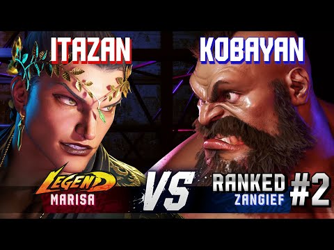 SF6 ▰ ITAZAN (Marisa) vs KOBAYAN (#2 Ranked Zangief) ▰ High Level Gameplay