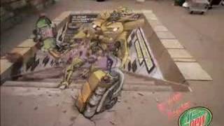 Transformers Mt Dew Julien Beever Video