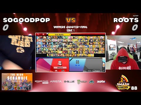 Roots vs Sogoodpop - Smash Ultimate Singles Winners Quarters Smash Parmesan 88 - Snake vs Wii Fit Tr