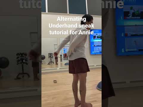 Alternating underhand sneak tutorial for Annie ⚽️🧑🏽‍🍳 The Soccer Cookbook