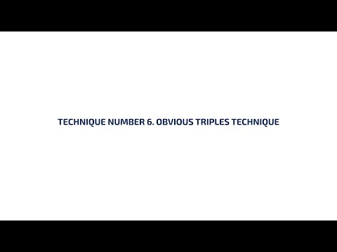 Obvious triples technique 6/14 — Escape Sudoku