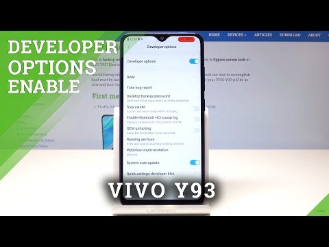 How to Enable Developer Options in VIVO Y93 - OEM Unlock & USB Debugging