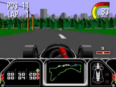 Newman Haas IndyCar featuring Nigel Mansell Megadrive