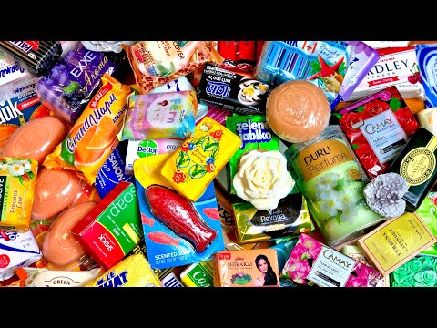 Swedish Fish Special - ASMR SOAP HAUL Opening Unboxing Unpacking International & Vintage Soaps LOVE