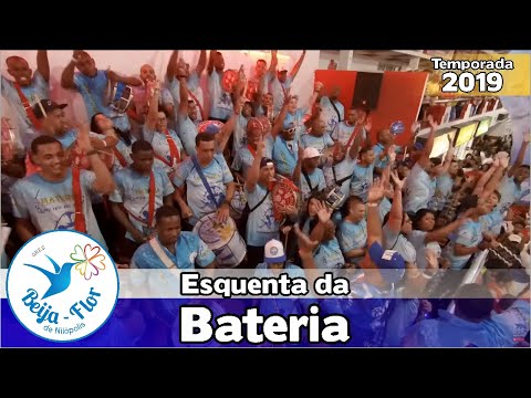 Beija-Flor 2020 - Esquenta da bateria no Salgueiro Convida - Apoteose ao vivo - #SC19