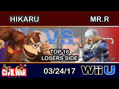 2GGC: Civil War - Hikaru (Donkey Kong) Vs. eLevate | Mr.R (Sheik) Losers Top 16
