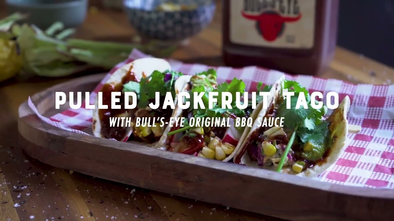 Bull’s Eye – Pulled Jackfruit Tacos
