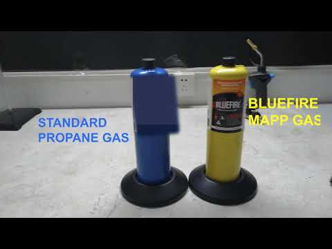 BLUEFIRE MAPP gas vs Propane