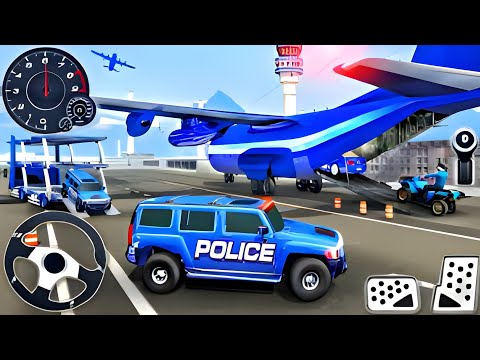 US Police Car Transport Driving - Police Prado Transport Truck Simulator - Android GamePlay