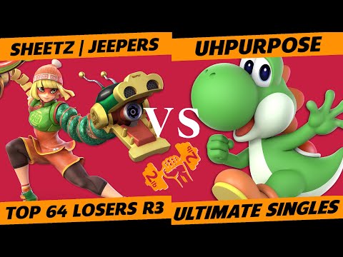 Flex on 'Em 2 Losers Round 3 [Top 64] - Sheetz | Jeepers (Min Min) vs. Uhpurpose (Yoshi) - SSBU