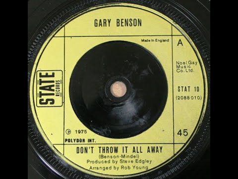 Gary Benson - Don't Throw It All Away (1975)