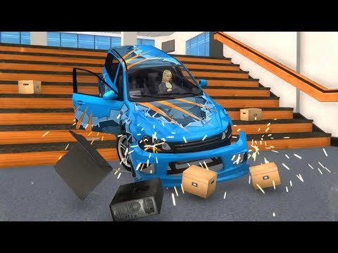 Impossible Stunt Car Tracks 3D - Smash Car Hit Car Driving Simulator - Android Gameplay