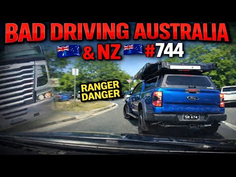 BAD DRIVING AUSTRALIA & NZ # 744 Cant park there sir