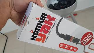 BİM market kömür yak inceleme mangal tutuşturucu mutfak tüpünden mangal yapımı #
