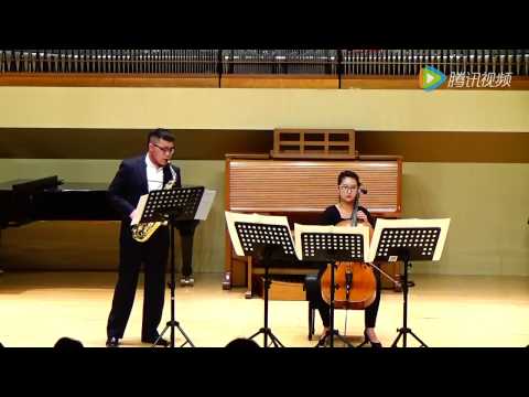 Sonata for Alto Saxophone and Cello, Edison Denisov, Ji Xiang, in Central Conservatory of Music