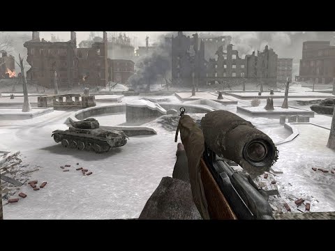 Sniper Missions from Call Of Duty 2 - Comrade Sniper - Fortress Stalingrad