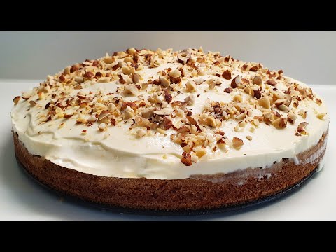 Dessert: Tasty Royal Walnut Cake Recipe in a Pan | Vanilla Sponge Cake