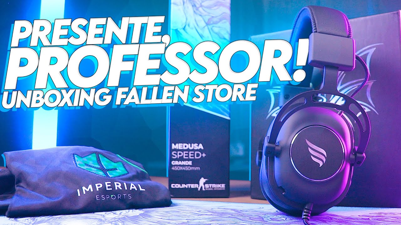 Os produtos do PRO PLAYER FALLEN são bons? Unboxing de periféricos da FALLEN STORE