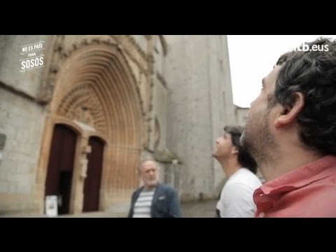 Eneko, Ramón y Ander visitan la basílica de Lekeitio