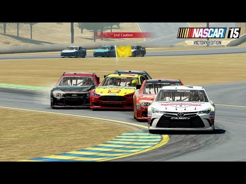 NASCAR '15 | Realistic Crash & Fail Compilation | 16 | Sonoma Raceway ONLY