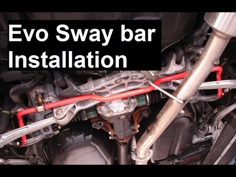 Evo 8 Rear Sway Bar Install