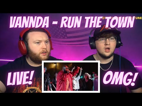 F.HERO x VANNDA FT. 1MILL & SPRITE - RUN THE TOWN (LIVE) | Reaction!!