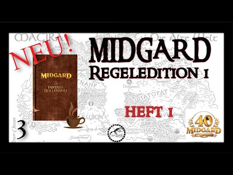 MIDGARD die ersten Regelauflage Heft 1 - Teil:  3 Auch die ZAUBEREI schon auf hohem Level! |M1
