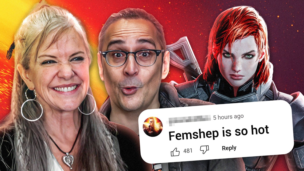 Commander Shepard Actors React to Your Comments - YouTube