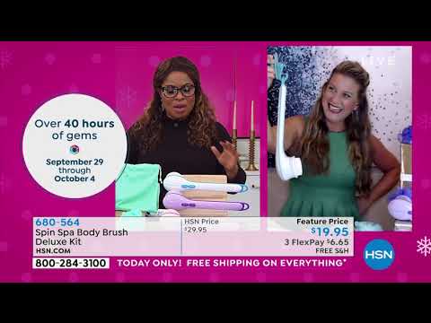 Spin Spa Body Brush Deluxe Kit