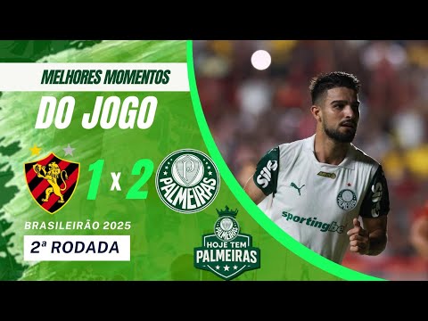 Melhores Momentos | Sport 1x2 Palmeiras | Brasileirão 2025