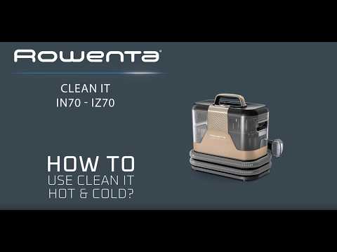 Моющий пылесос-пятновыводитель Rowenta Clean It Hot & Cold IN7021F0