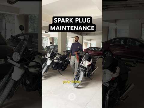 Do you clean your Spark plugs regularly? #diy #shorts #interceptor650 #shortsfeed #biker #bikelover