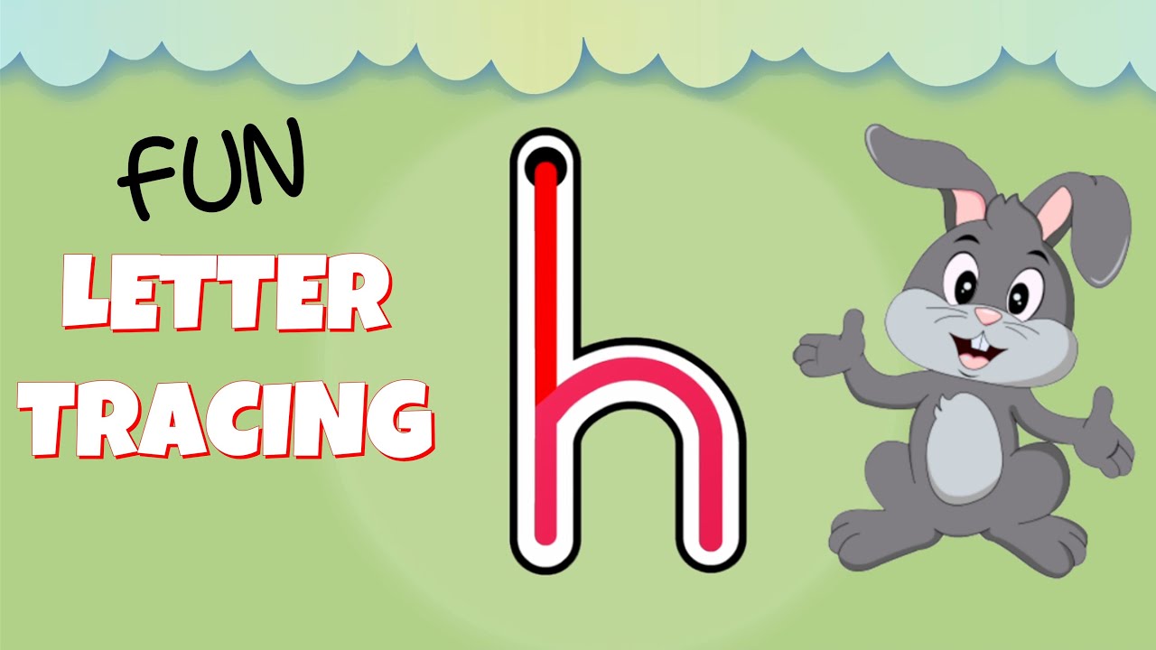 How to Write the Lowercase Letter h - Lowercase Alphabet for Kids
