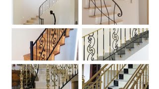 rampe d'escalier en fer forgé 😍. افكار سلالم بالحديد idées. ideas of stairs railing